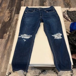 American Eagle blue was jeans. Size 8